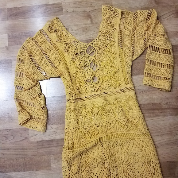 JENS PIRATE BOOTY ISABELLA CROCHET MINI DRESS S - Picture 8 of 12